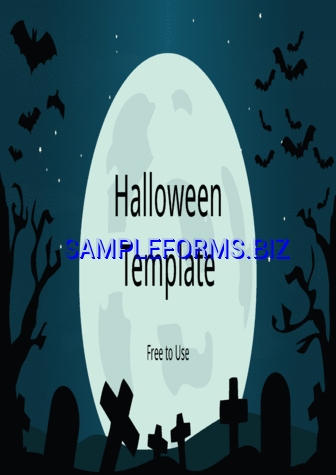 Halloween Powerpoint Template 1 pdf potx free